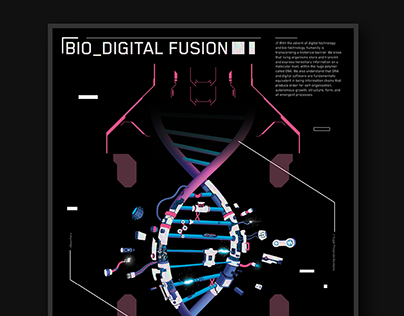 Bio Digital Fusion - Poster Design