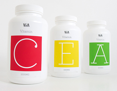 VIA: Vitamin Package Design