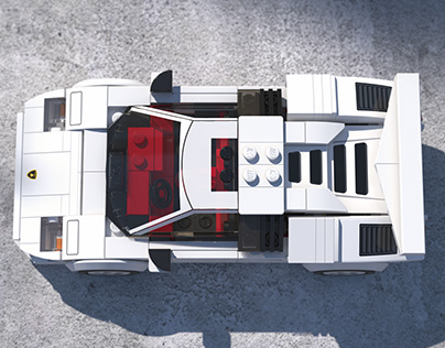 LEGO Lamborghini Countach - CGI