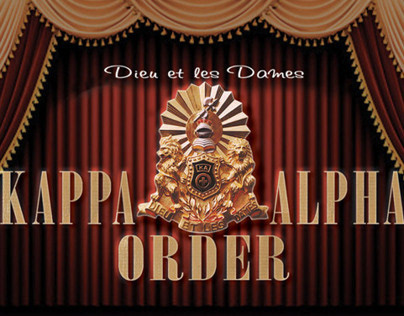 Kappa Alpha Order Rush Flyer