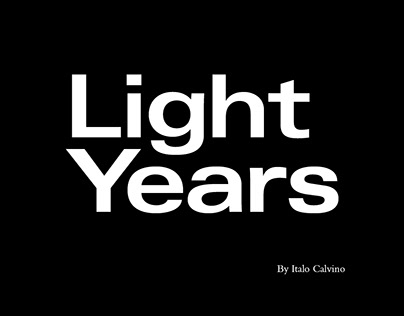 Light Years Book Design
