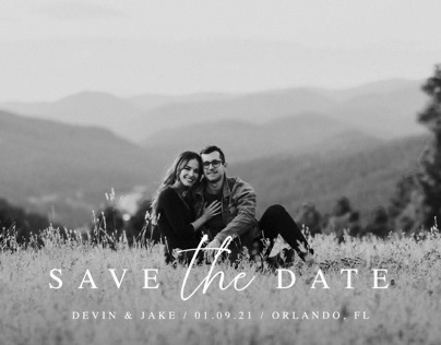 Print Design - Save the Date