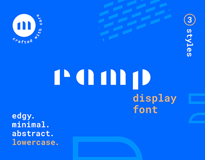 Ramp Display Font