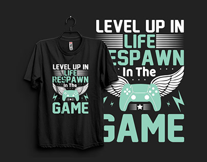 Gaming t shirt design for behance