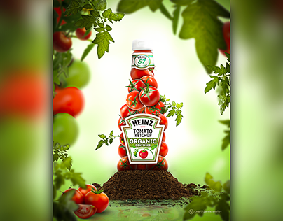 Heinz Tomato Ketchup creative design poster