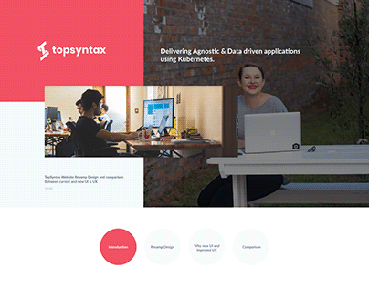 Topsyntax - Remote IT Staffing Website UI/UX