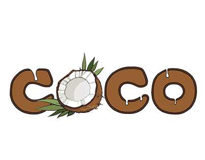 Coconut Based PCP Brand Logo Design