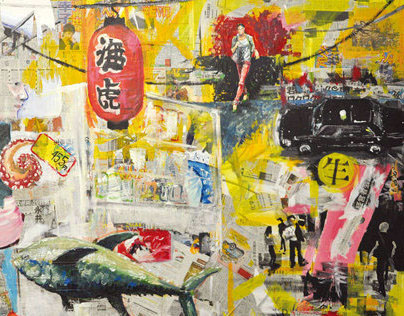 Live paintings Tokyo