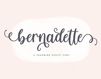 Bernadette | A Charming Font