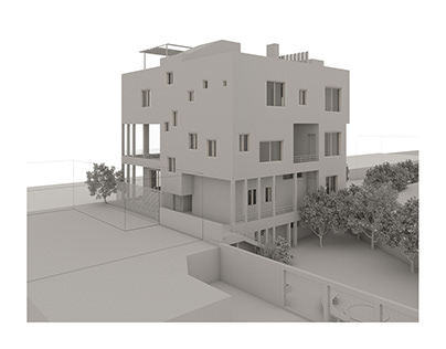 Solid and void study - Azzar House, Syria