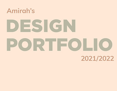 Design Portfolio 2021/2022
