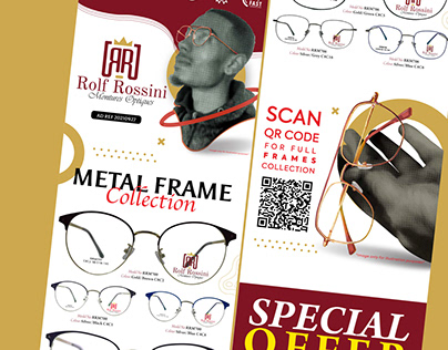 Optometrist Newsletter Ad Design & Layout