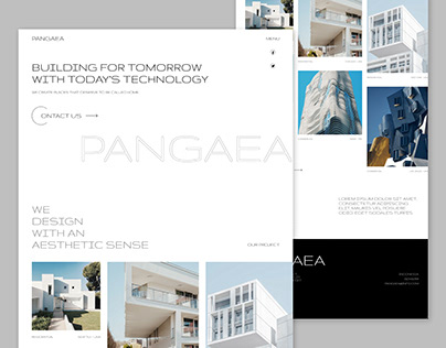 Pangaea Architecture Website Design