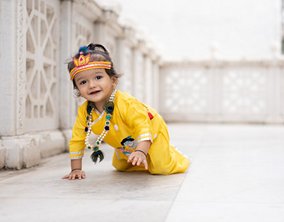 Baby Photoshoot : Lord Krishna (One Year Old) Pune