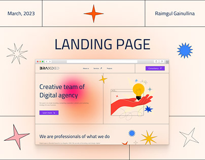 Landing page | Digital agency