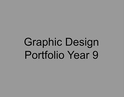 GCSE Year 9 DT/Graphic Design work