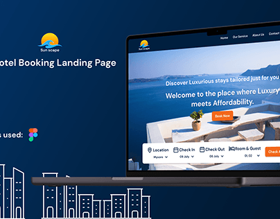 Sun scape - A Hotel booking landing page