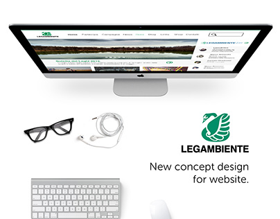 New concept design for Legambiente | Redesign