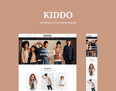 KIDDO | E-Commerce Homepage