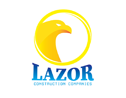 Lazor construction company logo design....