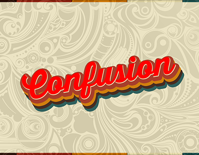 Confusion Typography