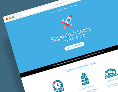 Payday Loans Website Design