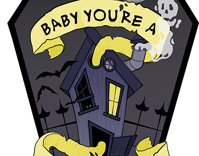 Gerard Way "Baby you're a haunted house" design