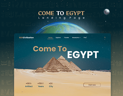 Come To Egypt Landing Page | ITI