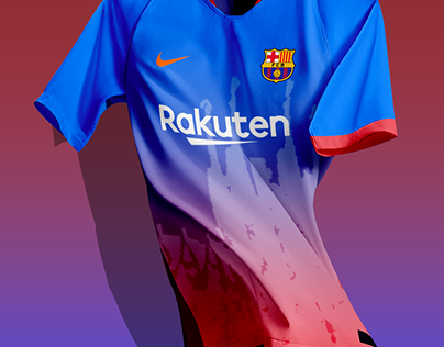 Project thumbnail - FC Barcelone X Sagrada Familia Concept Jersey