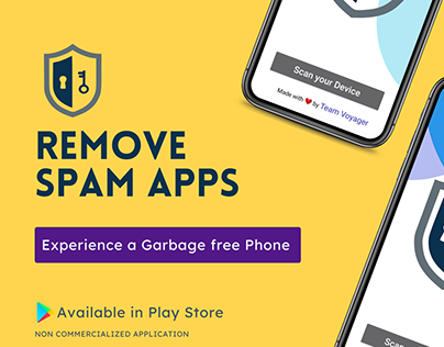 Remove Spam Apps Mockup Poster