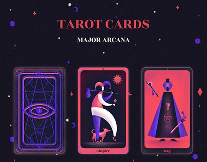 Illustrated Tarot Cards Major Arcana
