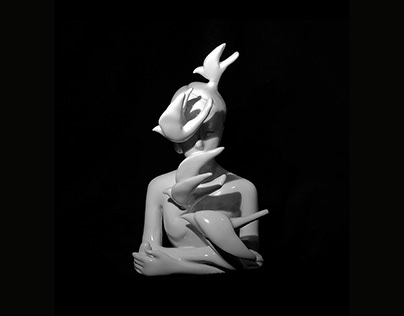 girl | ceramic sculpture