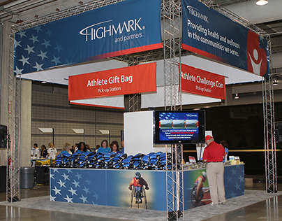 Highmark's National Veterans Wheelchair Games Display