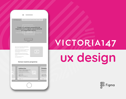 UX Design | Wireframe Web | Emprendedoras