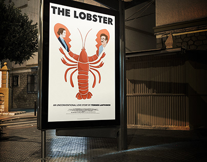 estudo capa de filme: The Lobster