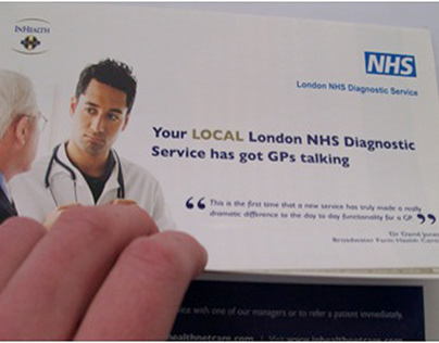 WordsWork / London NHS Diagnostics /Poster Ads/Brochure