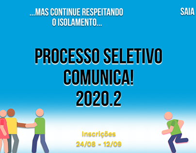 Post Mosaico Processo Seletivo 2020.2 Comunica!