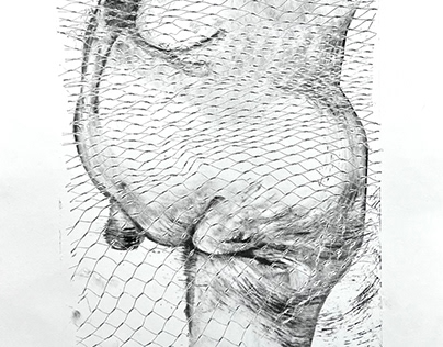 Monotype Print - Body Image