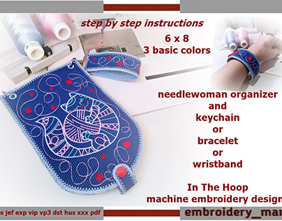 ITH designs organizer keychain bracelet wristband
