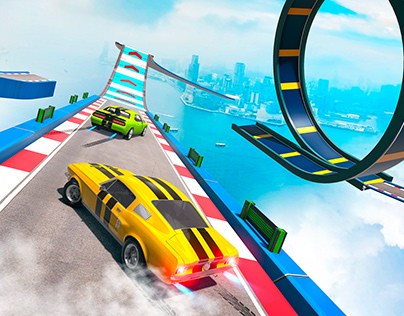 Muscle Car Stunts 2020: Mega Ramp Stunt Car Games
