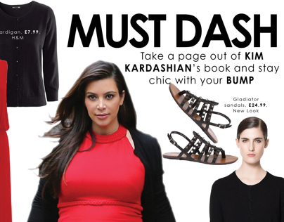 Maternity Stye for Less: Kim Kardashian