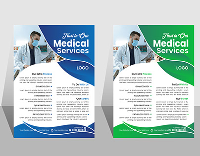 Medical Service Flyer Design.