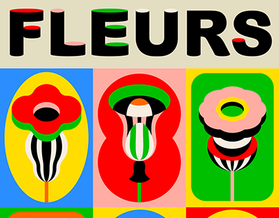 FLEURS - Pop art flowers