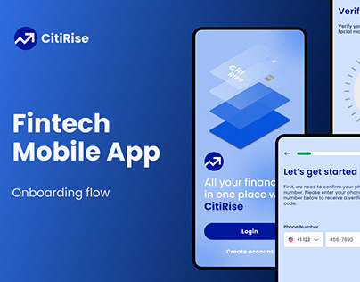 Fintech Mobile App - Onboarding Flow