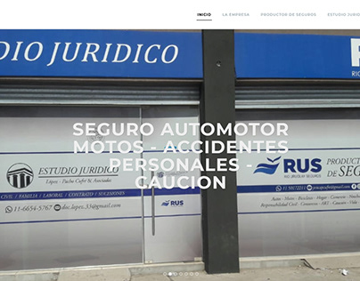 Sitio Web JPC Seguros - Argentina