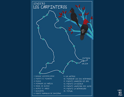 CARTEL SENDERO LOS CARPINTEROS (5'2022)