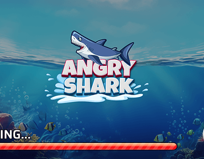 ANGRY SHARK GAME UI
