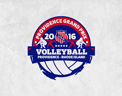 AAU 2016 Providence GP Volleyball (Logo Design)