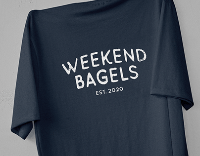 Weekend Bagels Logo and Collaterals