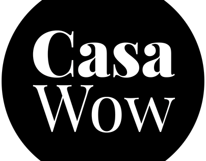 Diseño de logo creación de marca Casa Wow